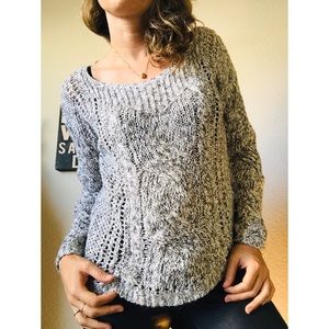 Free people knit cable sweater size S P.